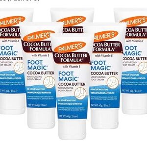 Palmer's Cocoa Butter Foot Magic Moisturizer Cream 2.1 Ounce (Pack of 6), NEW